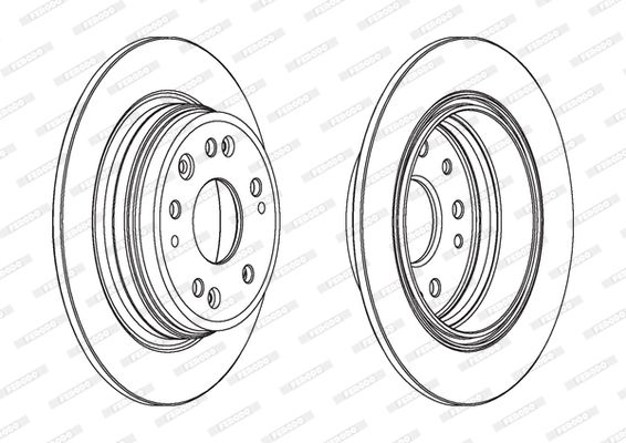 FERODO DDF1933 Brake Disc