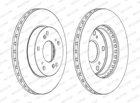 FERODO DDF1939C Brake Disc
