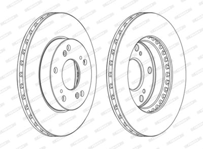 Brake Disc FERODO DDF1939C
