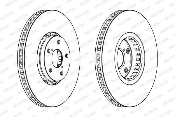 FERODO DDF1957LC-1 Brake Disc