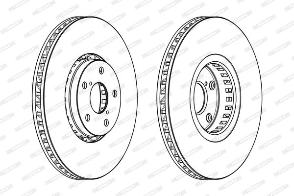 FERODO DDF1957RC-1 Brake Disc