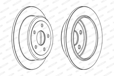 Brake Disc FERODO DDF1958C