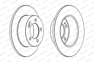 Brake Disc FERODO DDF1976C