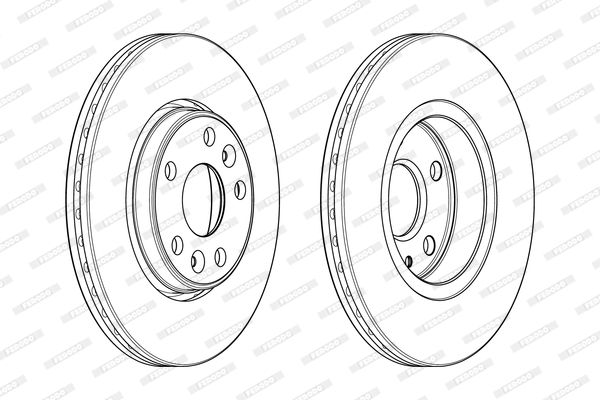 FERODO DDF1978C Brake Disc