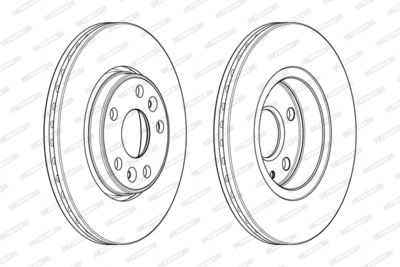 Brake Disc FERODO DDF1978C