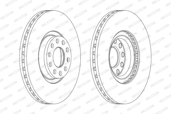FERODO DDF1983C-1 Brake Disc