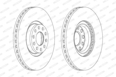 Brake Disc FERODO DDF1983C-1