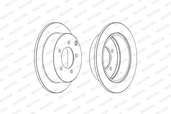 FERODO DDF1986C Brake Disc