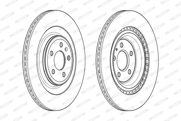 FERODO DDF1990C Brake Disc