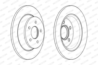 Brake Disc FERODO DDF2058C