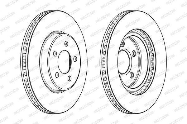 FERODO DDF2065C Brake Disc
