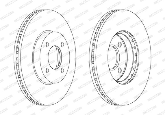 FERODO DDF2068C Brake Disc