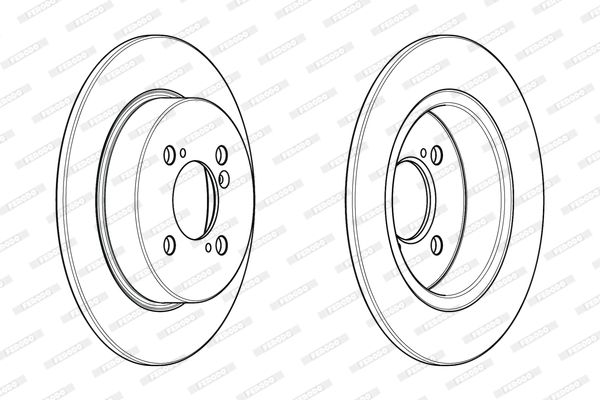 FERODO DDF2071C Brake Disc