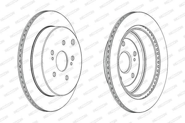 FERODO DDF2072C Brake Disc