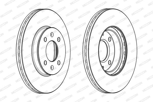 FERODO DDF2089C Brake Disc