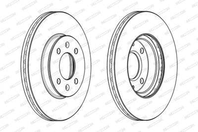 Brake Disc FERODO DDF2089C