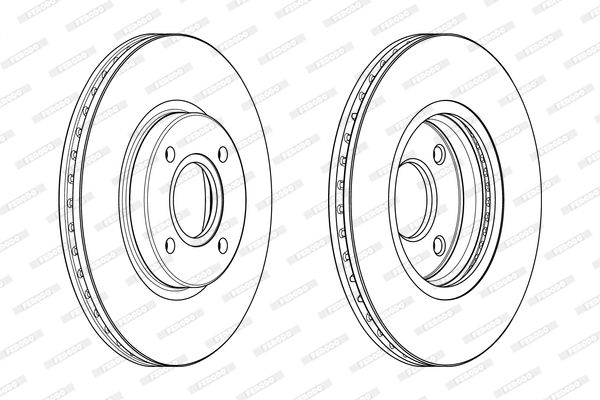 FERODO DDF2461C Brake Disc