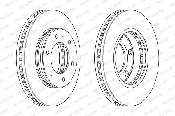 FERODO DDF2462C-1 Brake Disc