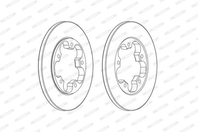 Brake Disc FERODO DDF2484C