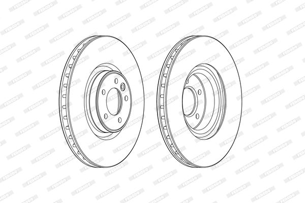FERODO DDF2601C-1 Brake Disc
