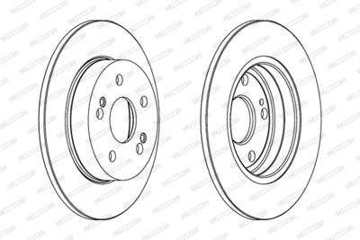 Brake Disc FERODO DDF555
