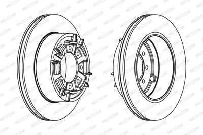 Brake Disc FERODO FCR140A