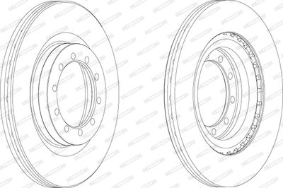 Brake Disc FERODO FCR183A