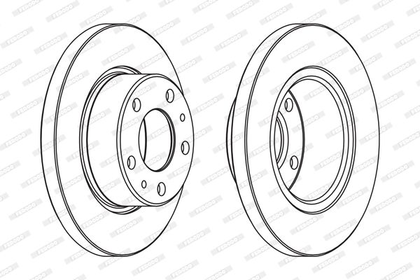 FERODO FCR194A Brake Disc