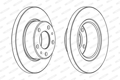 Brake Disc FERODO FCR194A