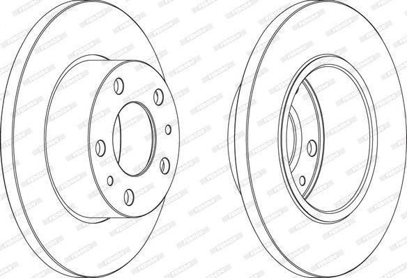 FERODO FCR195A Brake Disc