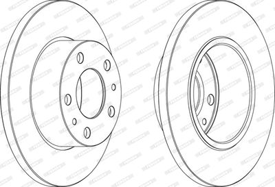 Brake Disc FERODO FCR195A