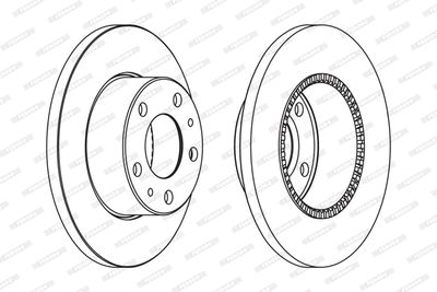 Brake Disc FERODO FCR196A
