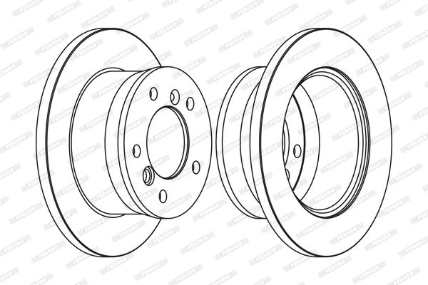 FERODO FCR229A Brake Disc