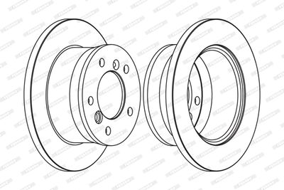 Brake Disc FERODO FCR229A