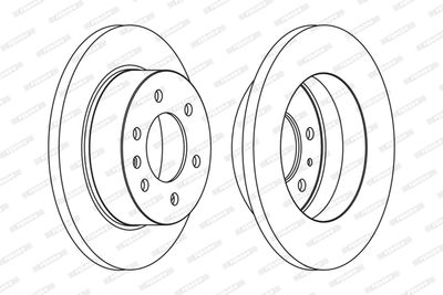 Brake Disc FERODO FCR311A