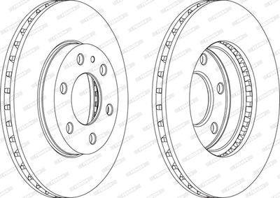 Brake Disc FERODO FCR314A