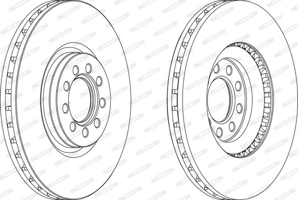 FERODO FCR317A Brake Disc
