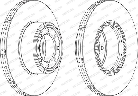 FERODO FCR321A Brake Disc