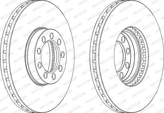 FERODO FCR329A Brake Disc