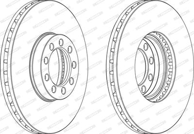 Brake Disc FERODO FCR329A