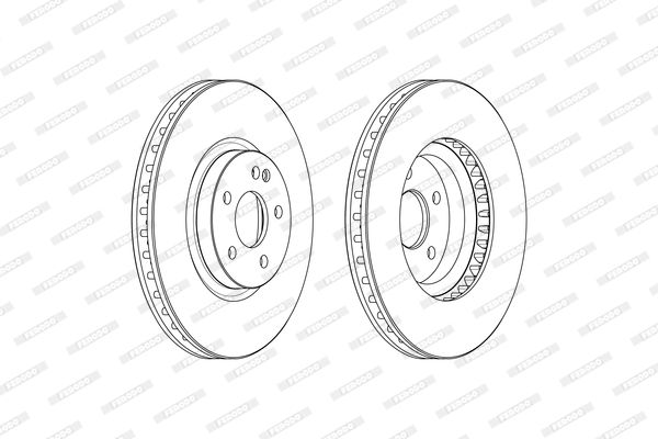 FERODO FCR379A Brake Disc