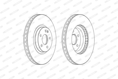 Brake Disc FERODO FCR379A