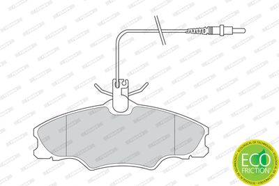 Brake Pad Set, disc brake FERODO FDB1062