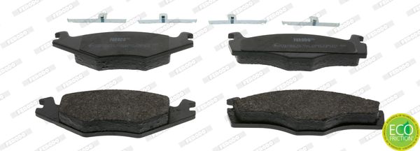 FERODO FDB1072 Brake Pad Set, disc brake