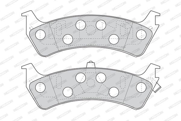 FERODO FDB1130 Brake Pad Set, disc brake