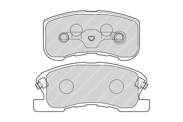 FERODO FDB1501 Brake Pad Set, disc brake