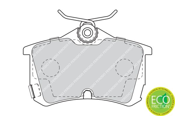 FERODO FDB1506 Brake Pad Set, disc brake