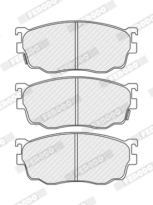 FERODO FDB1557 Brake Pad Set, disc brake