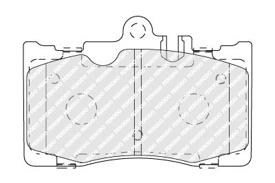 FERODO FDB1688 Brake Pad Set, disc brake