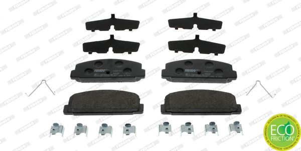 FERODO FDB1721 Brake Pad Set, disc brake